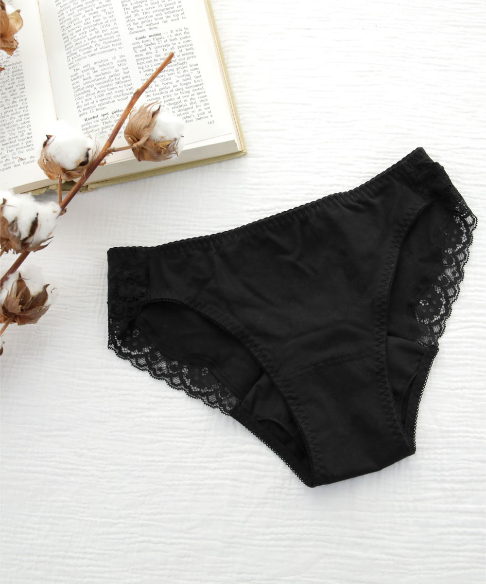 さら肌コットン 綿混 サニタリーショーツ- aimerfeel(エメフィール