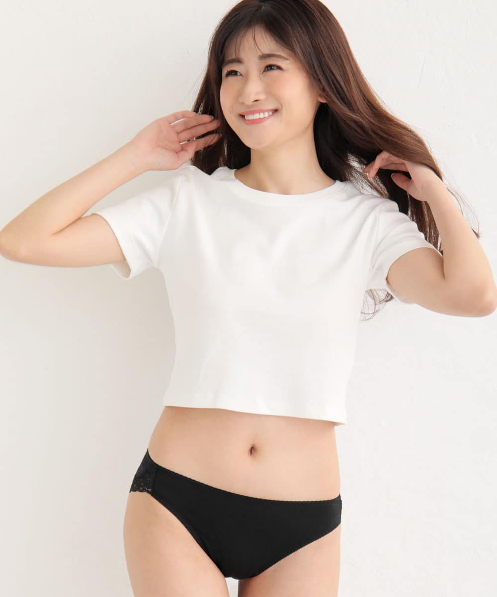 さら肌コットン 綿混 サニタリーショーツ- aimerfeel(エメフィール