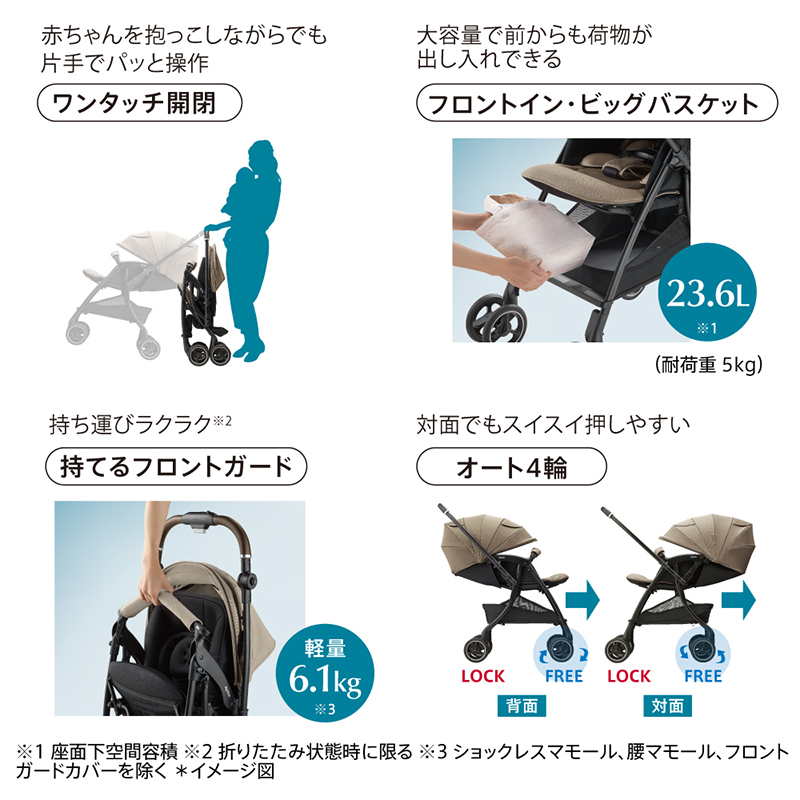 Aprica(アップリカ) ラクーナ クッション フリー プラス AD 2025年