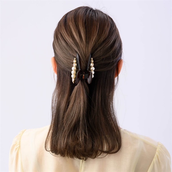 販路限定】ピュアシャイン バンスクリップ L(ライトベージュ) | バンス