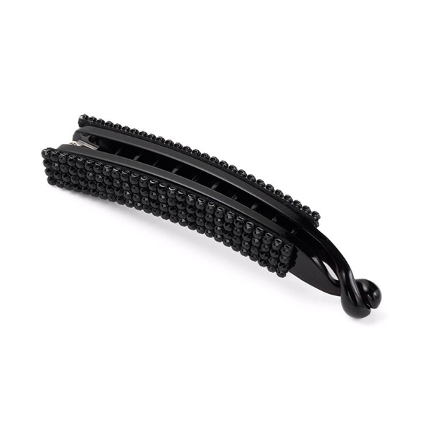 クリスタルメッシュ バナナクリップ(ブラック) | バナナクリップ