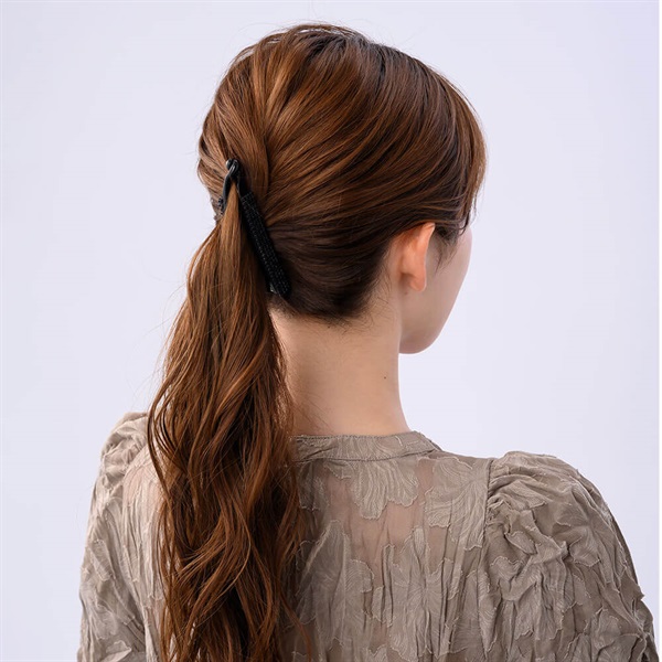 クリスタルメッシュ バナナクリップ(ブラック) | バナナクリップ