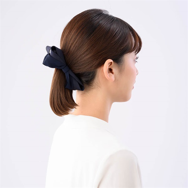 プレーンリボン バナナクリップ(ネイビー) | バナナクリップ | COMPLEX