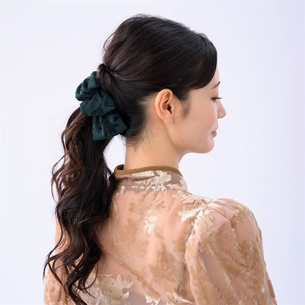 販路限定】フラッフィーリボン バナナクリップ(グリーン) | バナナ