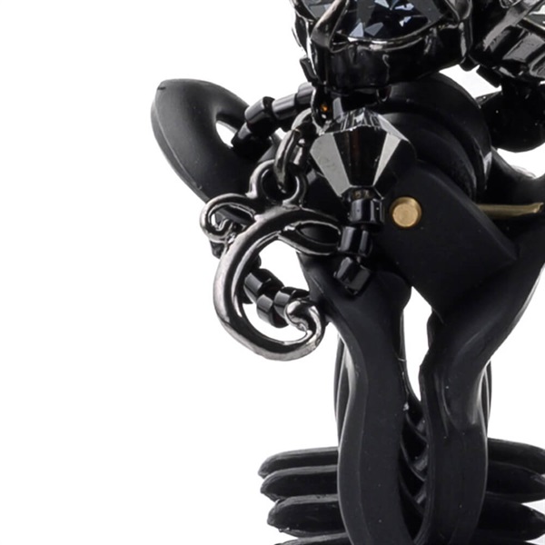 シャイニーストーン ホイップクリップ2個セット(ブラックミックス