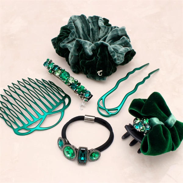 レディアリーシャイン バレッタ(グリーン) | バレッタ | COMPLEX BIZ