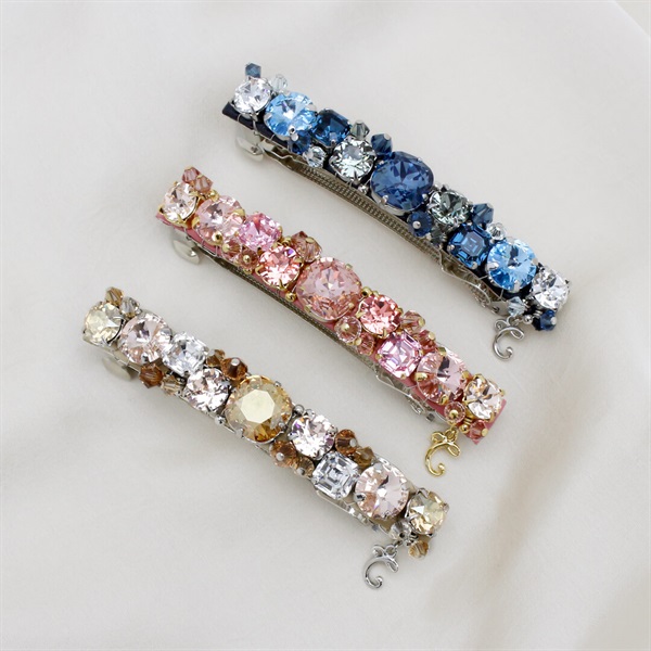 レディアリーシャイン バレッタ(ベージュミックス) | バレッタ