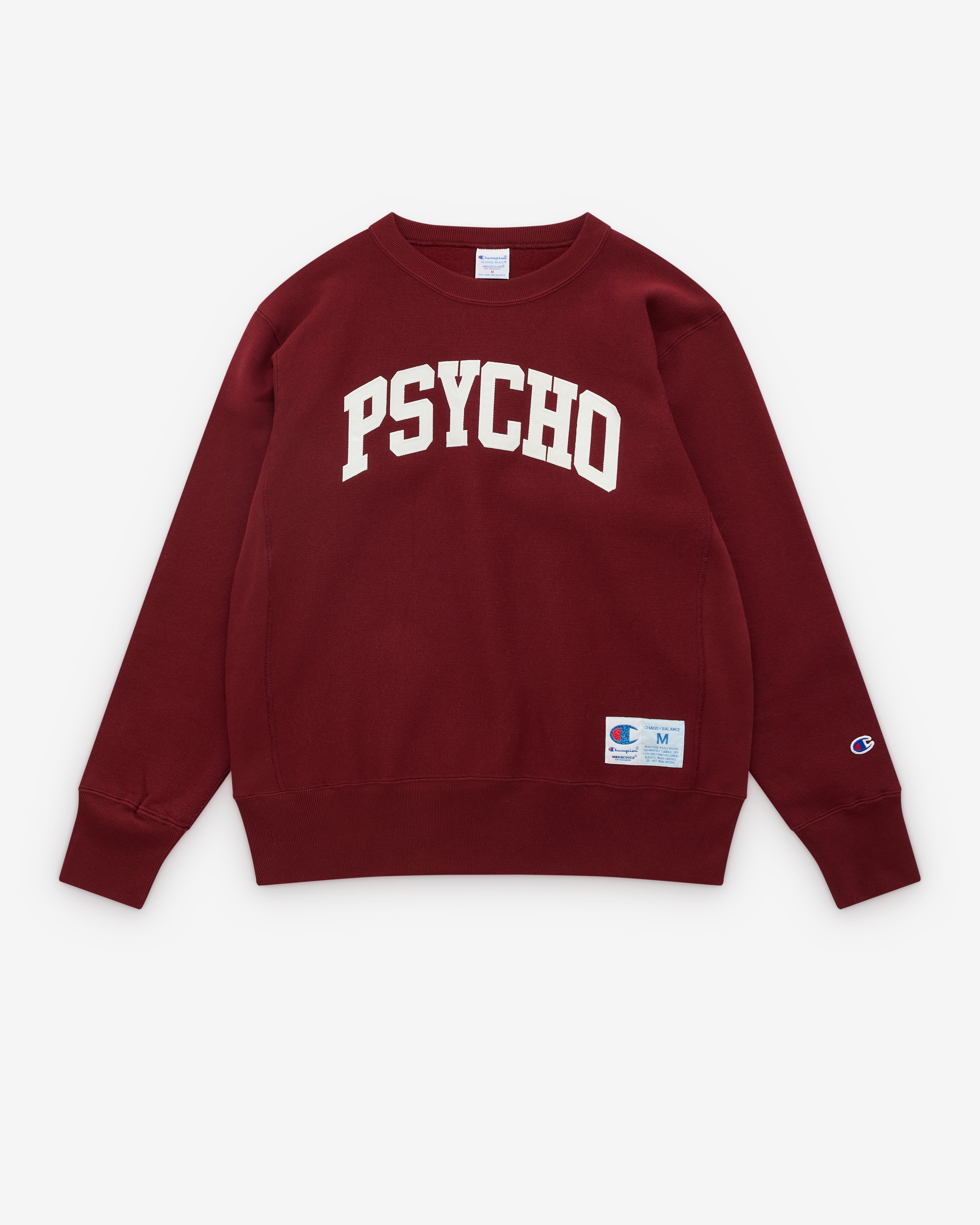 Undercover: Men's Champion Psycho Sweater (Bordeaux) | DSML E-SHOP