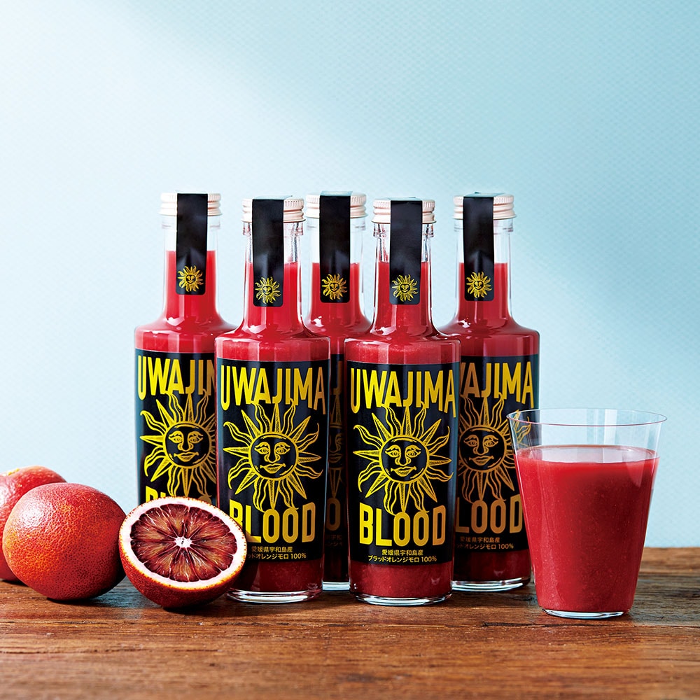 ブラッドオレンジ モロ100％濃厚ジュース 5本セット: 飲み物・お酒