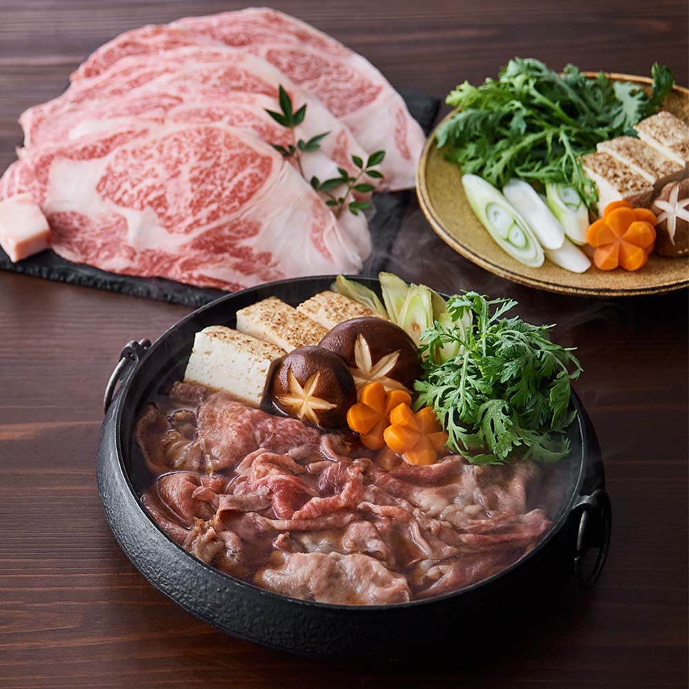 黒毛和牛すき焼きセット(割り下付き) 2人前: 惣菜・ご飯のお供