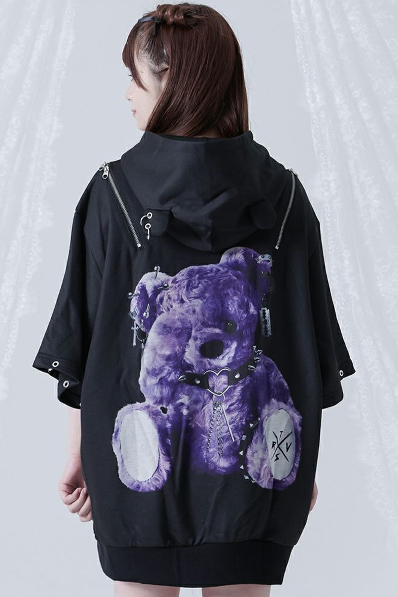 TRAVAS TOKYO (トラバス トーキョー)チェーン付きデザインZIPクマ半袖