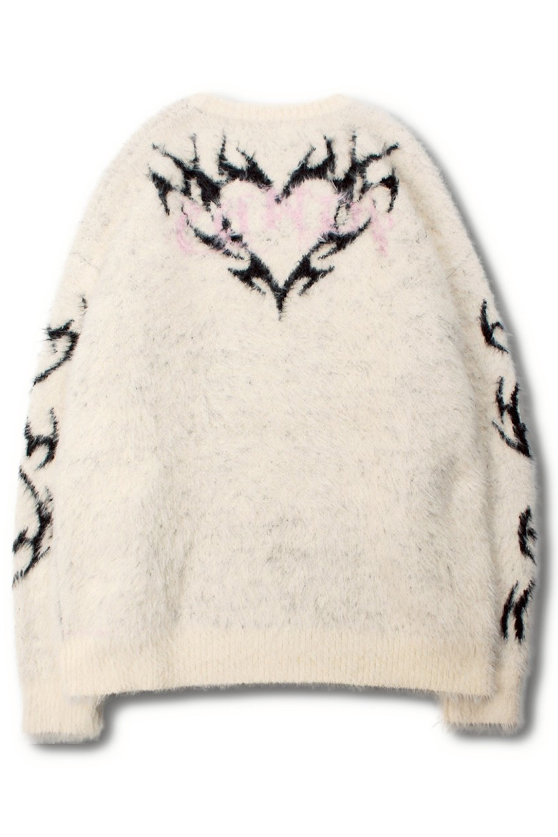 予約商品】GALFY(ガルフィー) ふわふわダークキャンディーニット