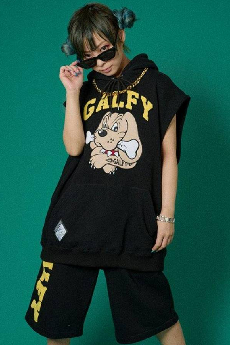 GALFY (ガルフィー) わんわん大学SETUP 夏 BLACK / ロックファッション