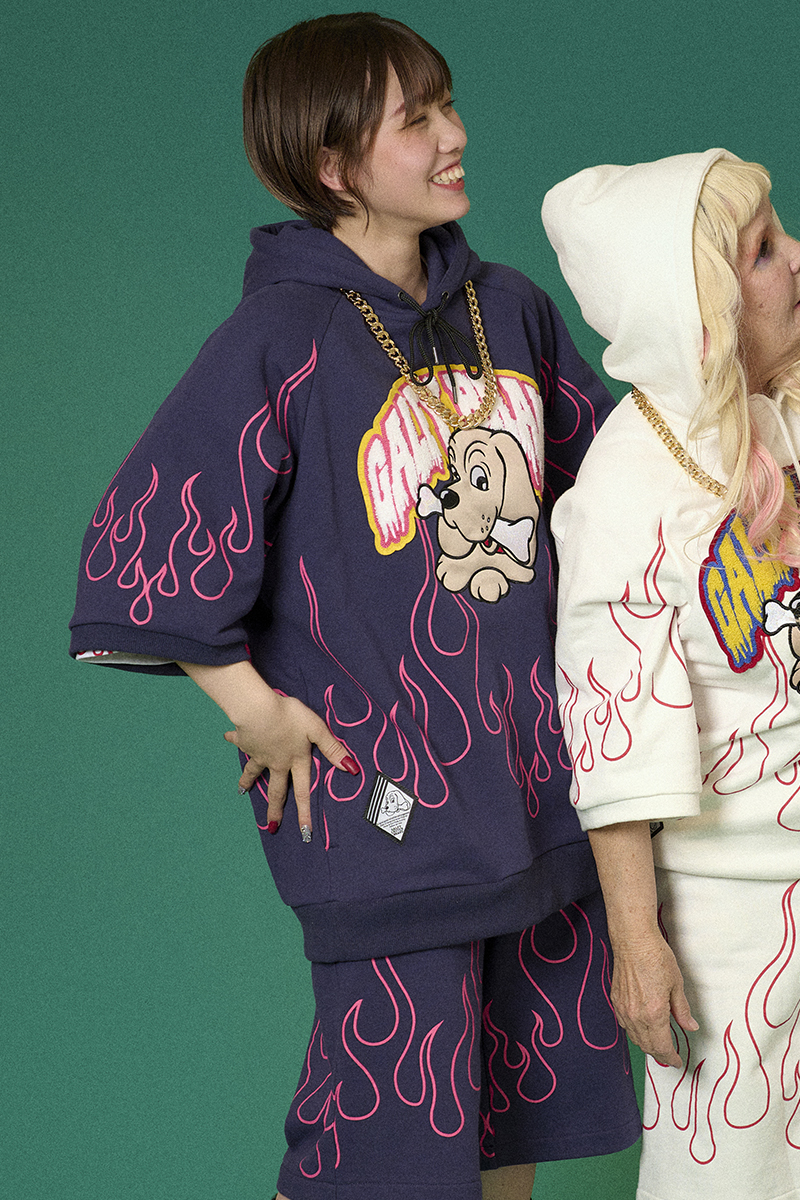 ガルフィーCALIFORNIA ターコイズ パーカー上下セット GALFY