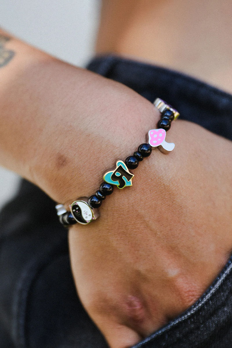 RIPNDIP (リップンディップ) Lucky Charms Bracelet Black / ロック