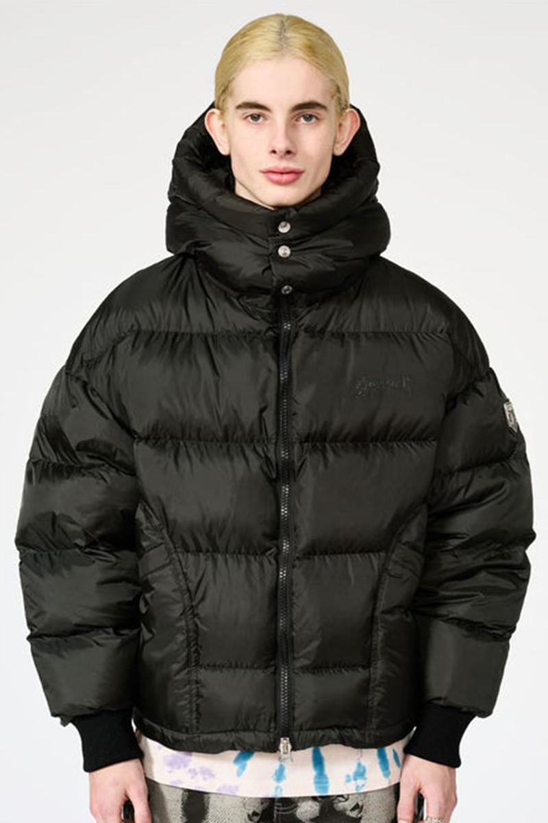 SUPPLIER (サプライヤー) DETACHABLE HOOD PUFFER BLACK / ロック