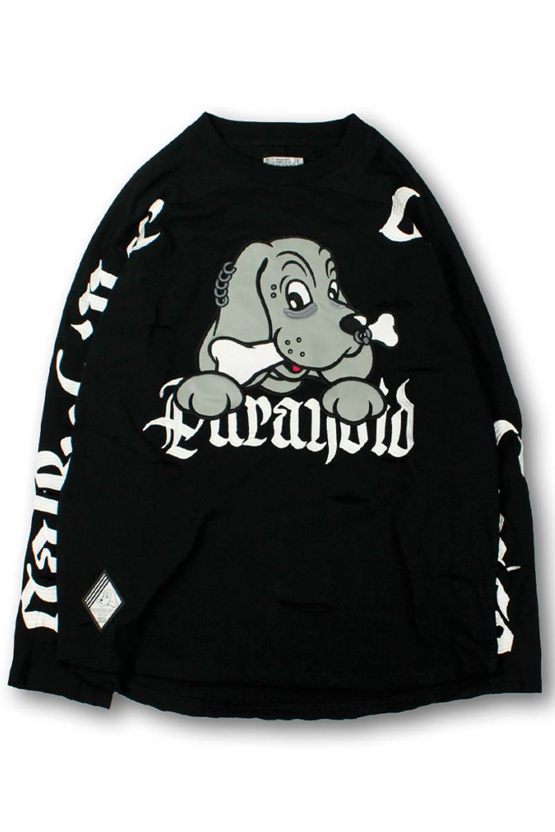 GALFY (ガルフィー) 病みに染まりしロンTee BLACK / ロック