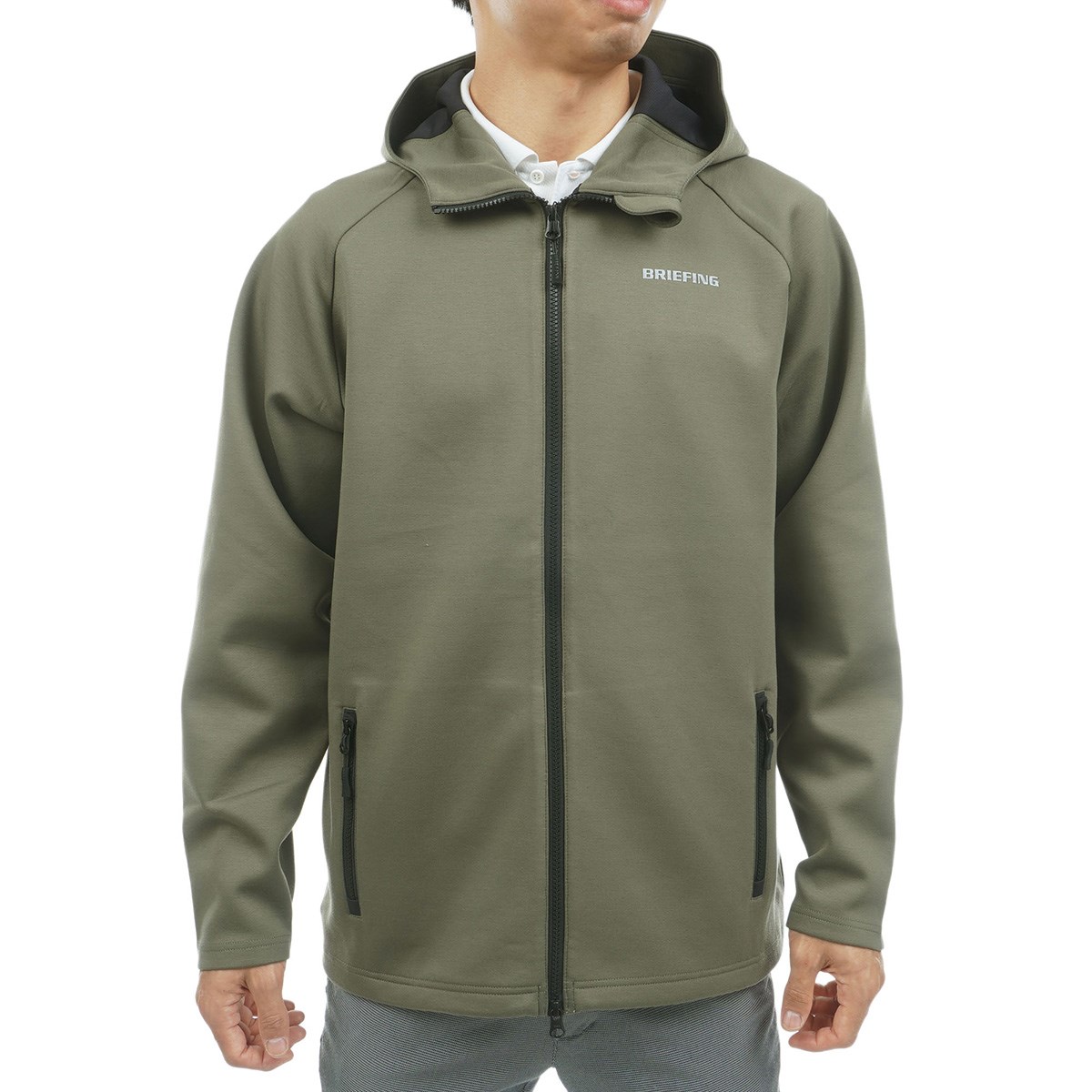 dショッピング |ブリーフィング BRIEFING ウォーム 3D ロゴ パーカー L