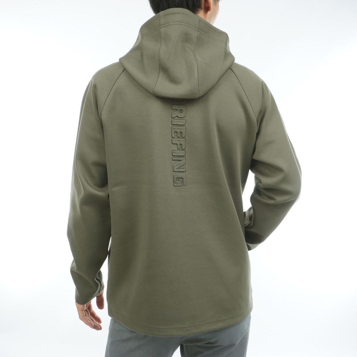 dショッピング |ブリーフィング BRIEFING ウォーム 3D ロゴ パーカー L