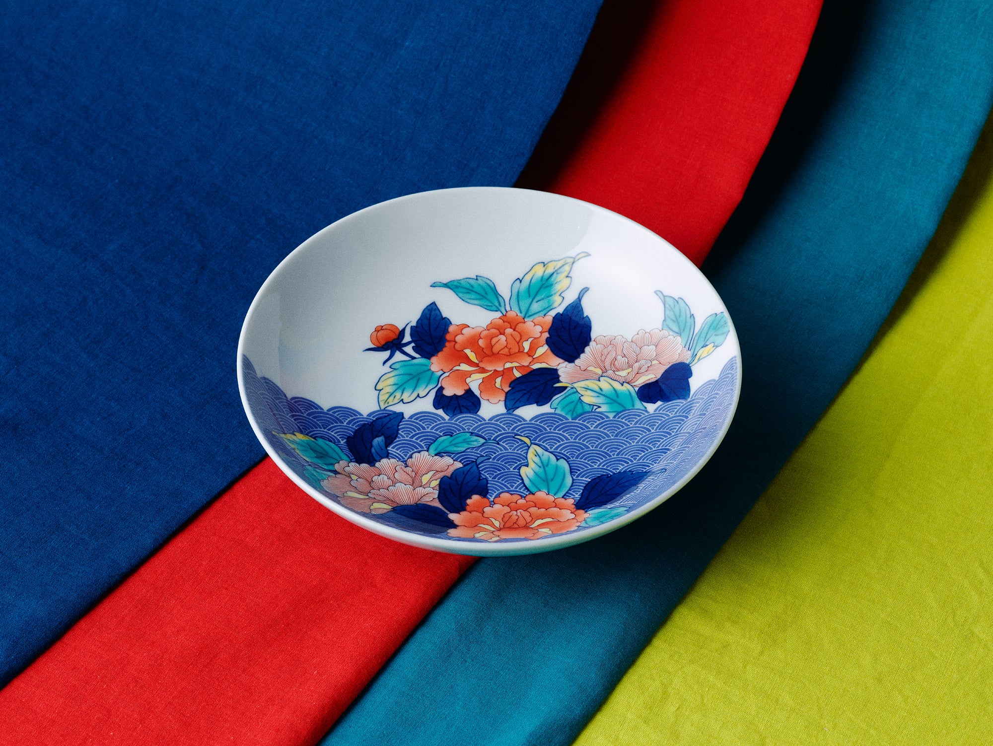 鍋島御庭焼 花生 】 捻り地紋 真正品 ご参考＠170万 鍋島御庭焼 花生