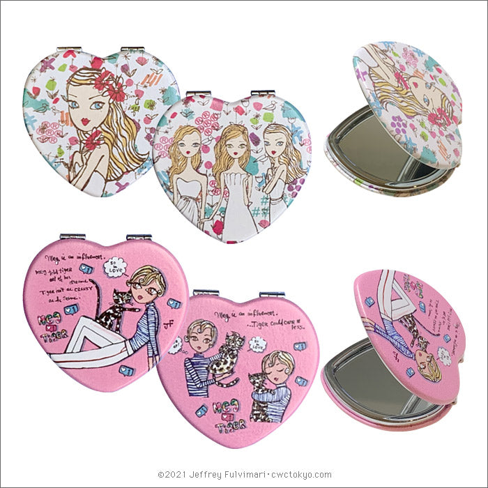 70％OFF]ジェフリー・フルビマーリ「ハート型ミニミラー」 – Junie