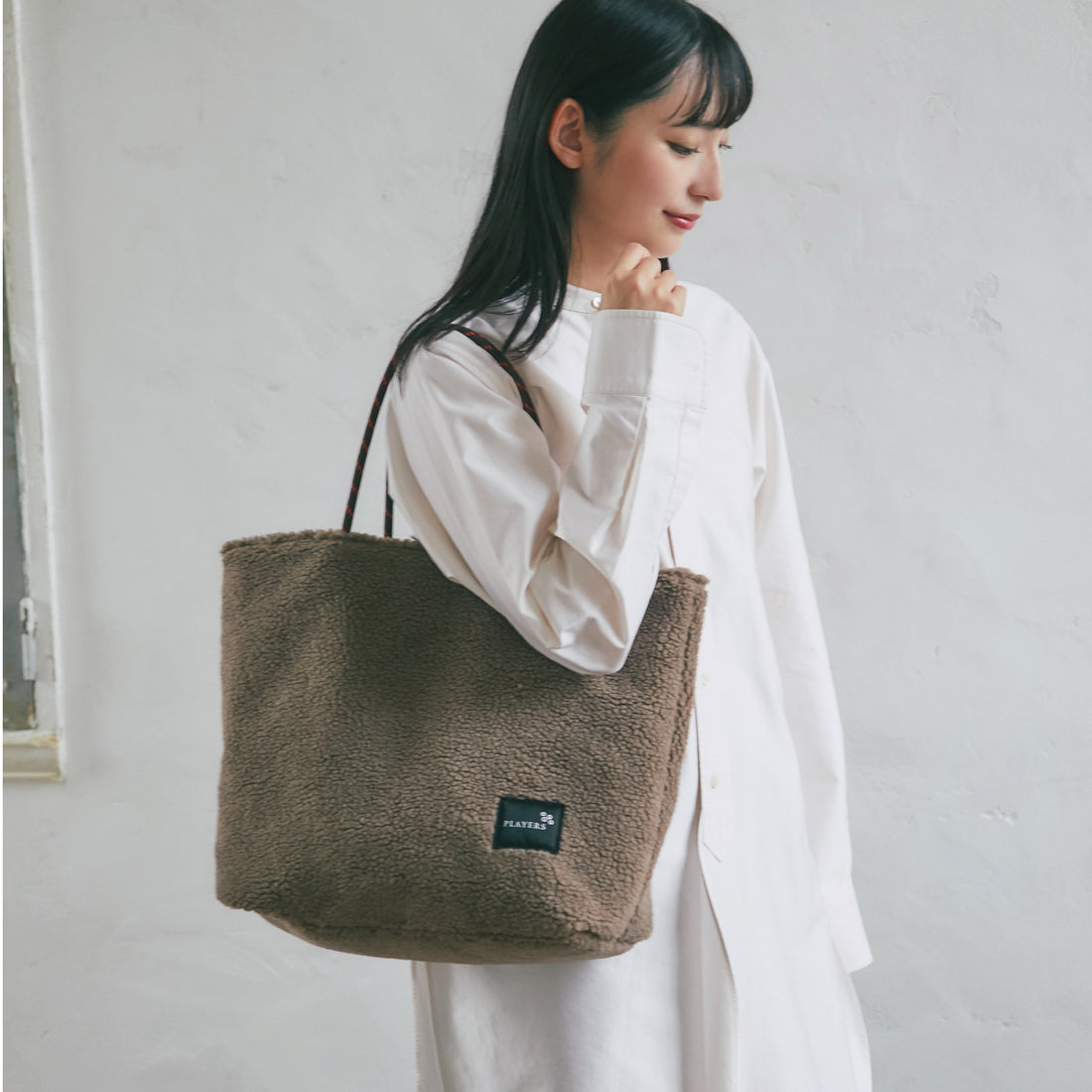 ボアリバーシブルトート M #912b カーキ – INTERMODE KAWABE