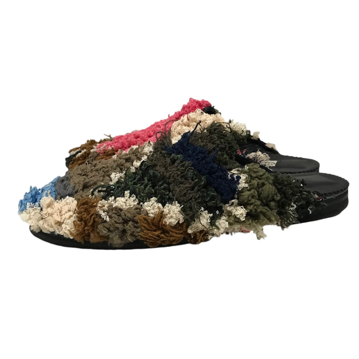 CALLA paris(カーラパリ) バブーシュサンダル ピンク×ホワイト