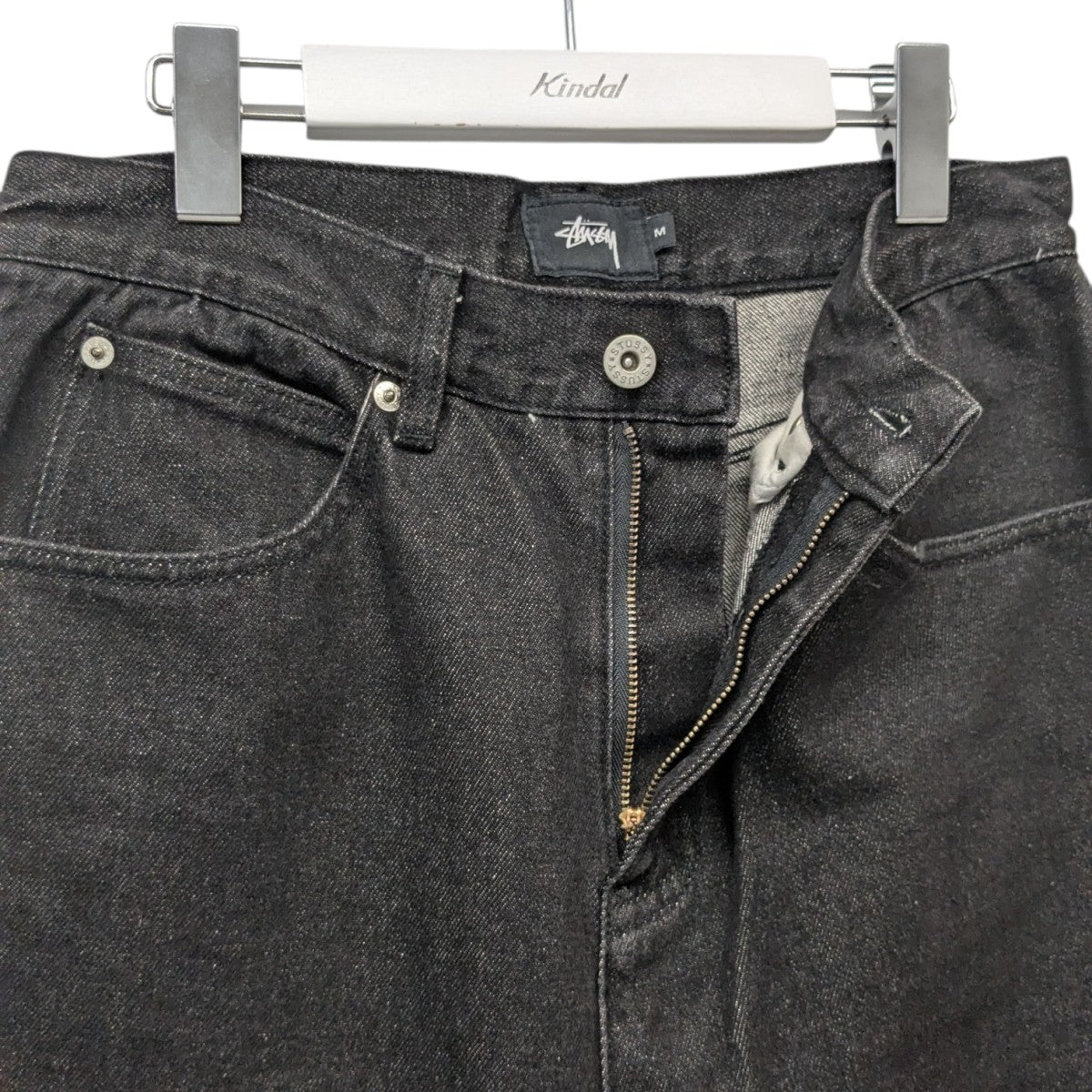 stussy(ステューシー) ダブルニーデニムパンツ ブラック サイズ M