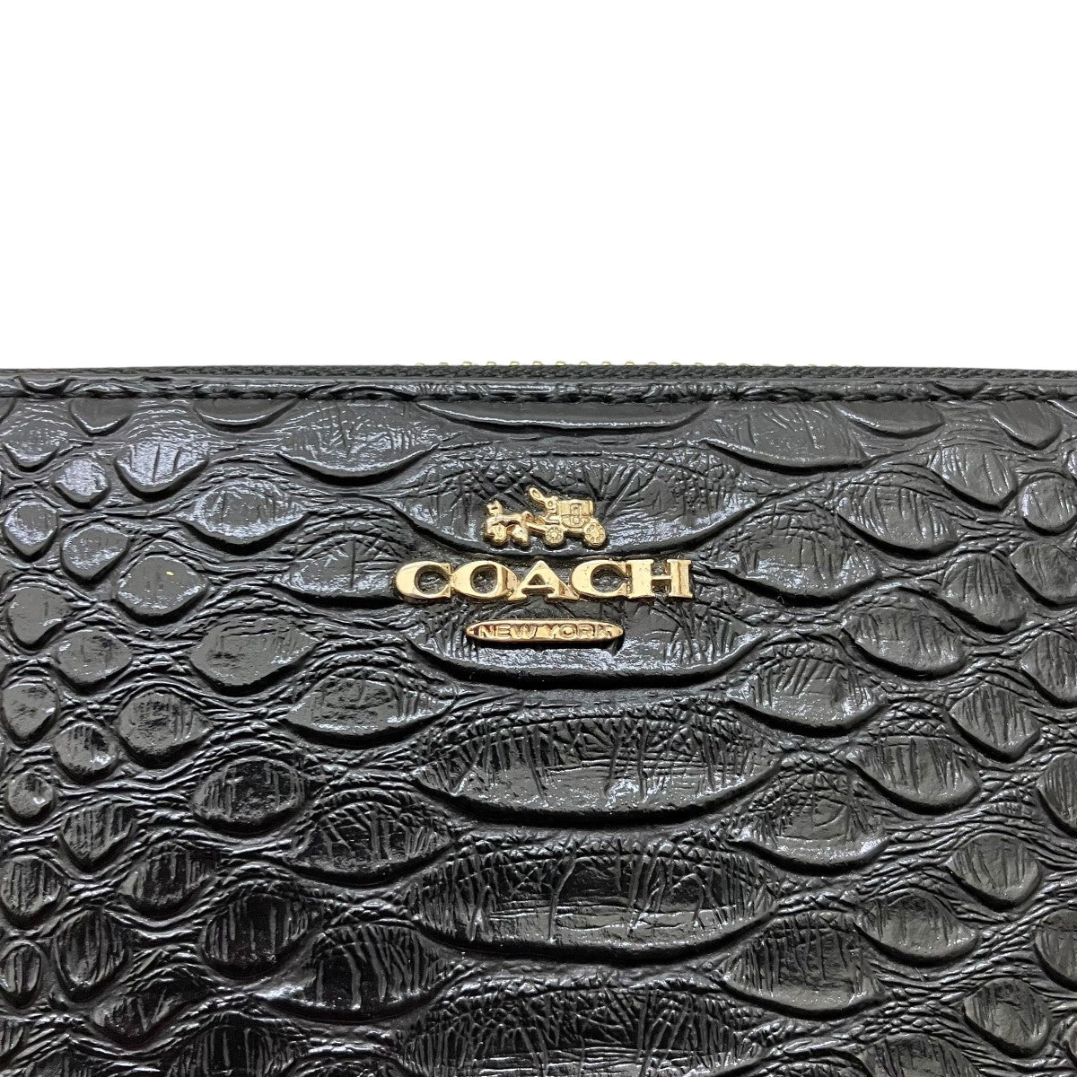 COACH(コーチ) ラウンドファスナー長財布K1581 K1581 ブラック｜【公式