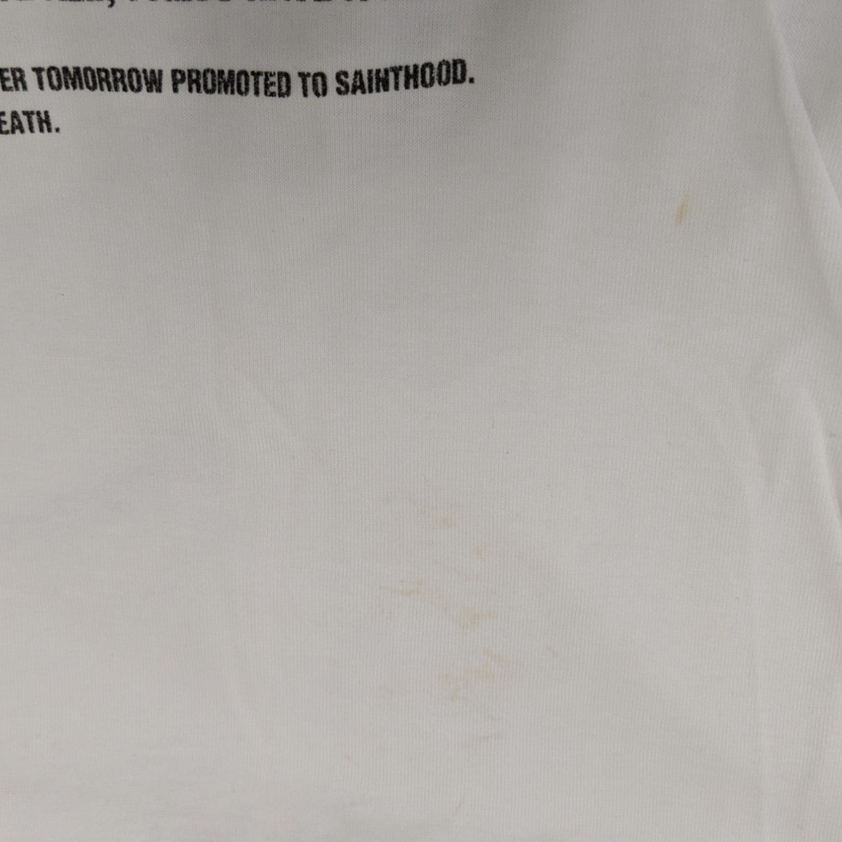 NUMBER (N)INE(ナンバーナイン) 03SSカート期ベロTシャツ ホワイト