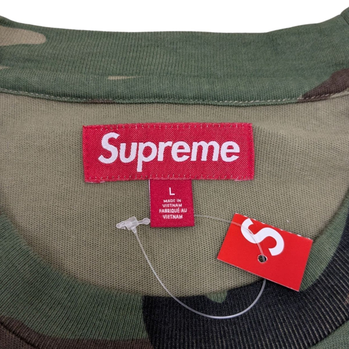 Supreme(シュプリーム) Capital S S Top Woodland camoカモ フロント