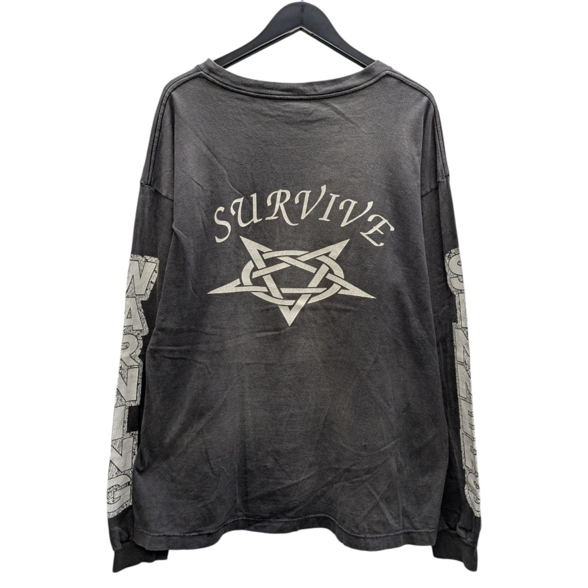 SAINT MICHAEL(セントマイケル) LS TEE SURVIVEロングスリーブTシャツ