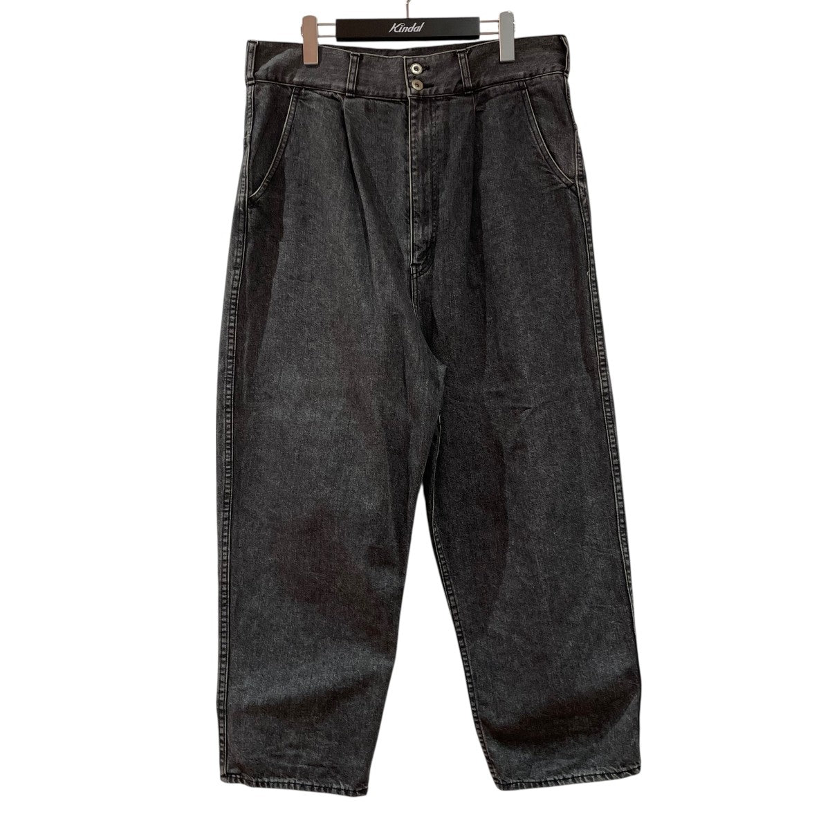 コムデギャルソンオム ロゴ入りサルエルジョガーパンツ ブラックS 裏