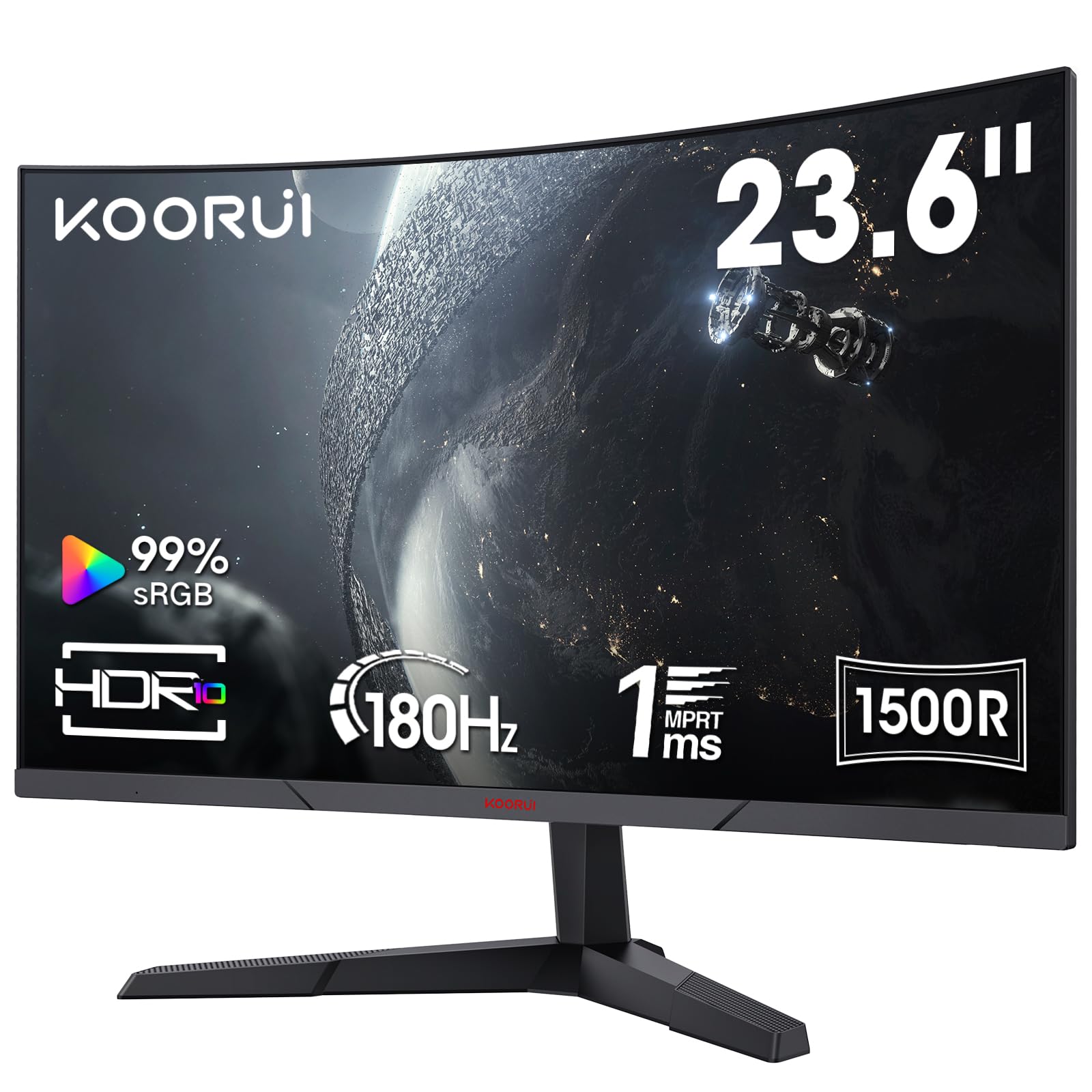 楽天市場】【10%OFFクーポン】KOORUI ☆180Hz モニター 曲面