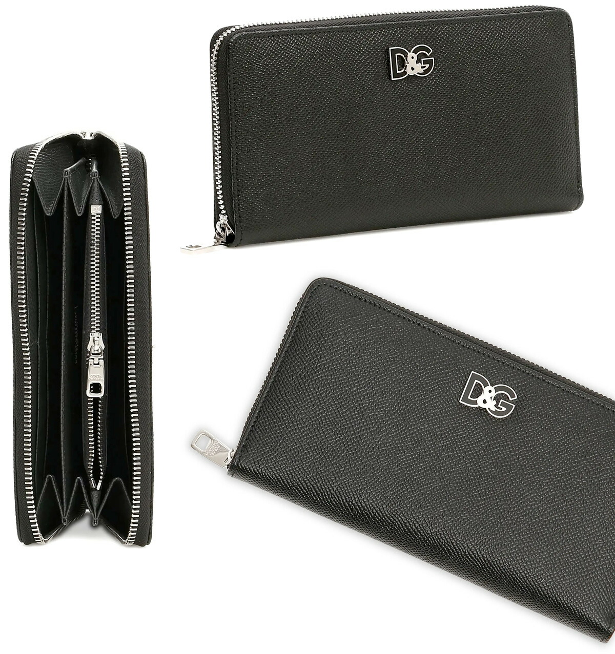 楽天市場】DOLCE&GABBANA D&G小銭入れ付きラウンドファスナー長財布