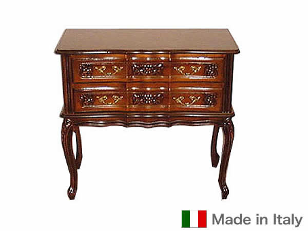 楽天市場】イタリア家具 クラウディオ 4段チェスト ウォールナット