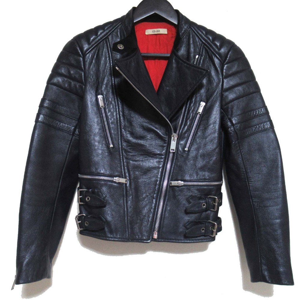 楽天市場】【セリーヌ】Celine フィービー期 ダブル ライダース レザー
