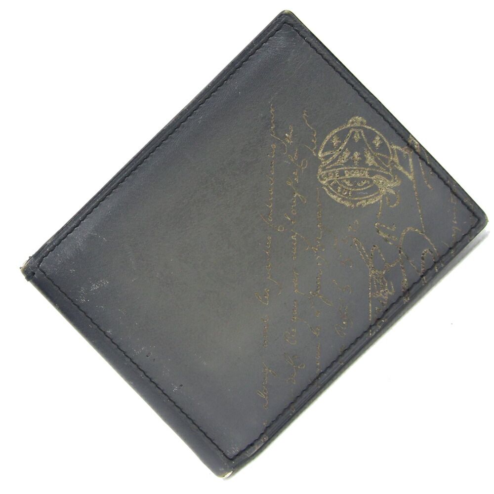 楽天市場】【美品】 ベルルッティ 二つ折り財布 小銭入れ無し 札入れ