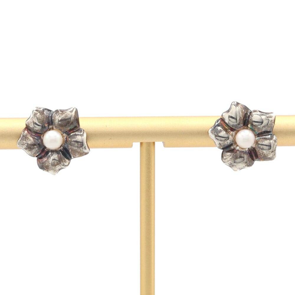 楽天市場】Tiffany&Co.ティファニーパールワイヤーフープピアス