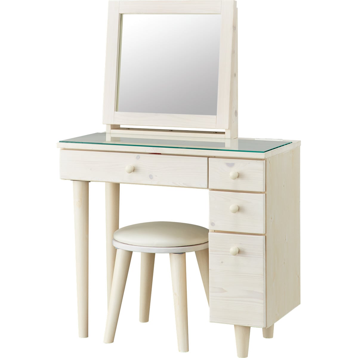 楽天市場】一面鏡ドレッサー (DR-008 WW/MBR) ニトリ 【配送員設置商品