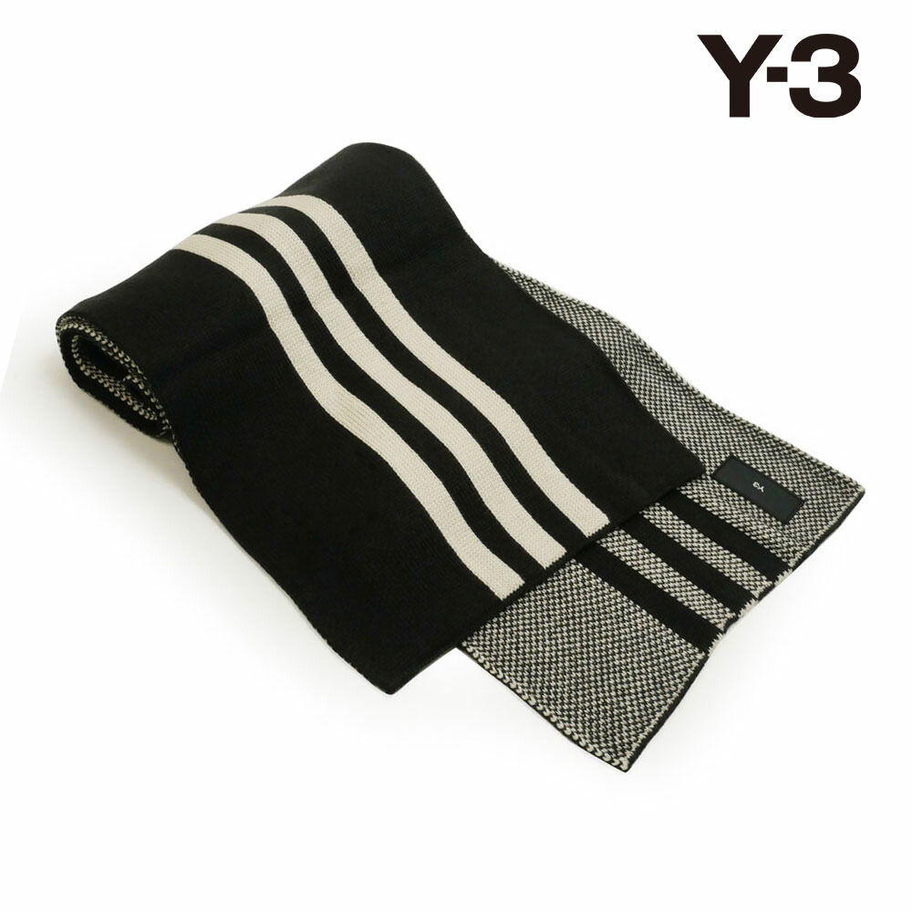 Y-3 ブラック マフラー ジッパーポケット付き Y-3（ワイスリー