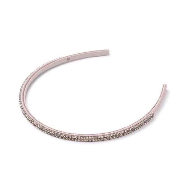 Complex Biz＞クリスタルメッシュ ヘアバンド(グレージュ