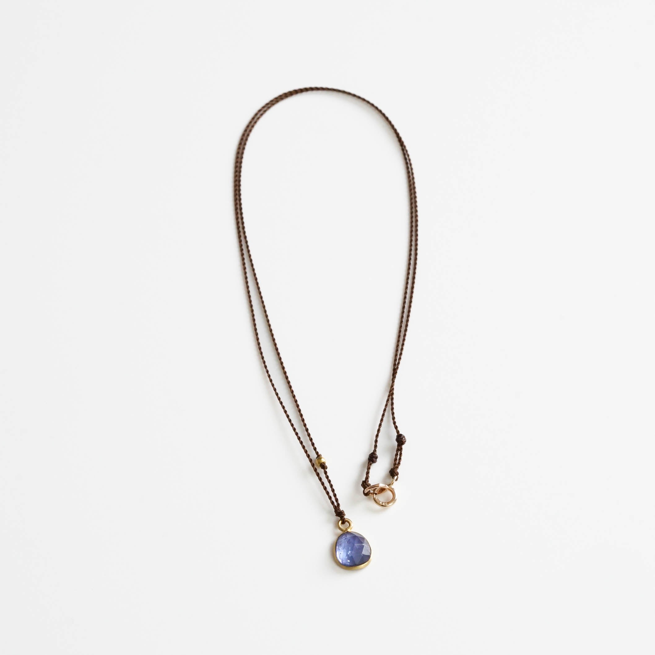 SOURCE objects : Enclosed Stone Necklace タンザナイト