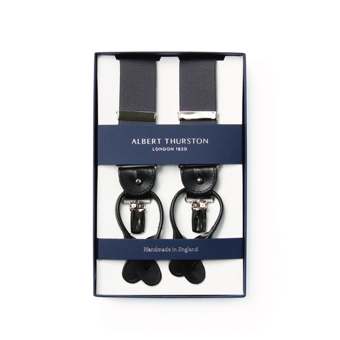 サスペンダー アルバートサーストン 英国製 35mm ブラウン