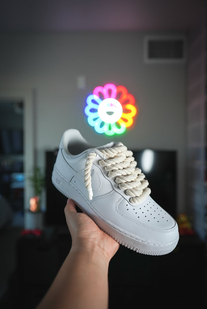 Custom Rope Lace Nike Air Force 1 – soletopia