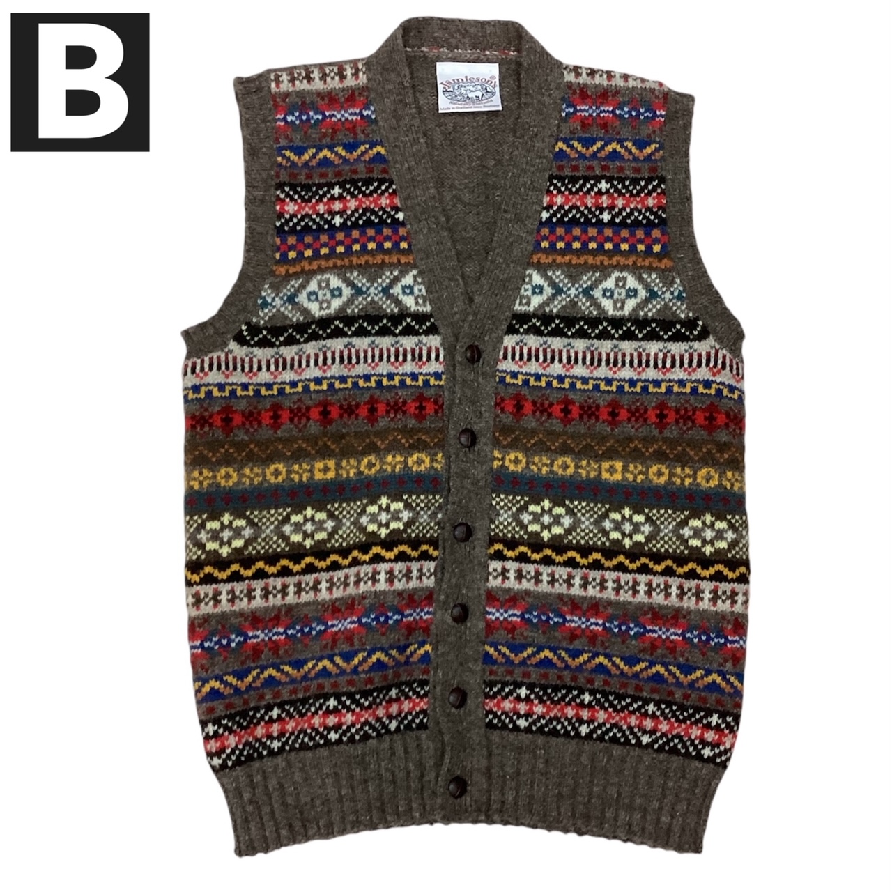 スコットランド製 送料無料 JAMIESON'S【ジャミーソンズ】FAIRISLE