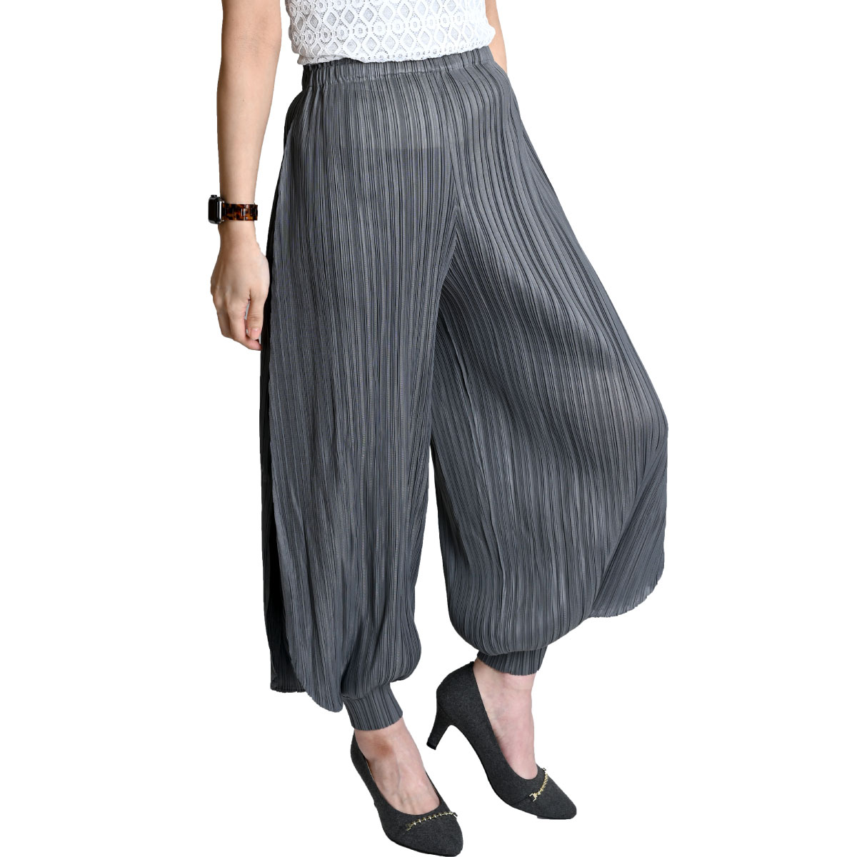 marai（マーライ） サルエルパンツ プリーツパンツ レディース 春 夏