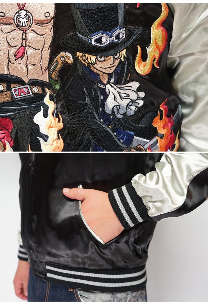 ONE PIECE ワンピース リバーシブル スカジャン テンストライク