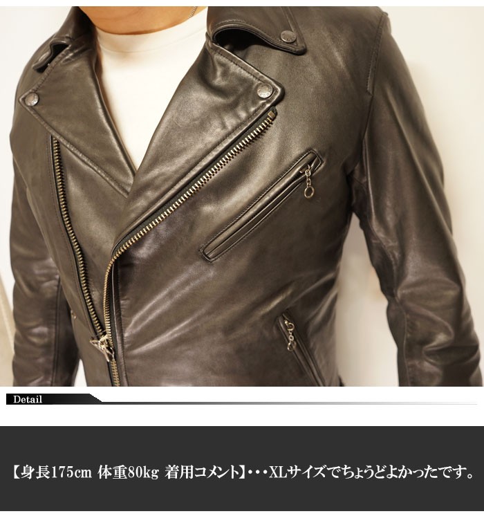 AVIREX（アヴィレックス） レザー ジャケット ダブル ライダース