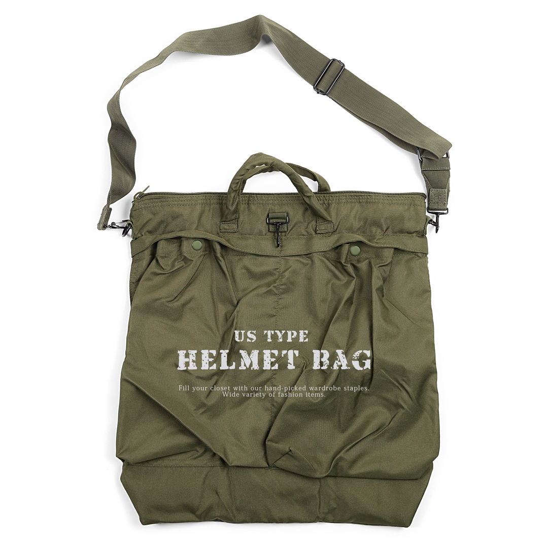 バッグ ヘルメットバッグ ショルダーバッグ 米軍レプリカ オリーブ